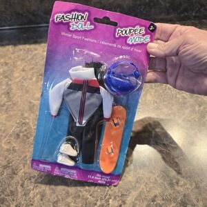 New‎ Fashion Doll Sports Outfit Snowboard Clothes